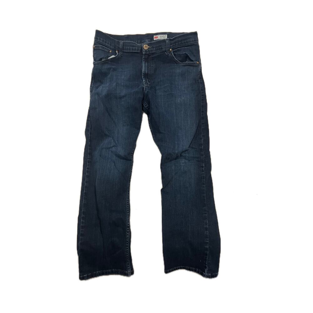 Wrangler Men's Straight Jeans - Dark Blue